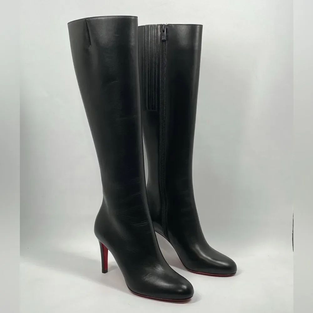 Christian Louboutin Kate Botta 85MM Knee High Boots size 36.5